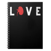 Liebe des Weltkidnechtages Notizblock (Vorderseite)