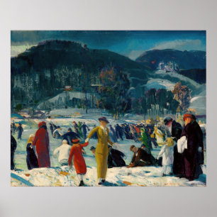 Liebe des Winters durch George Bellows (1914) Poster