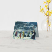 Liebe des Winters - George Wesley Bellows Karte (Gelbe Blume)