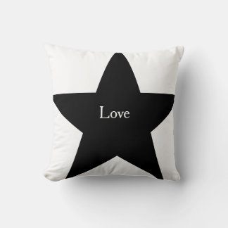 Liebe Design Black & Star Trow Kissen Cushions