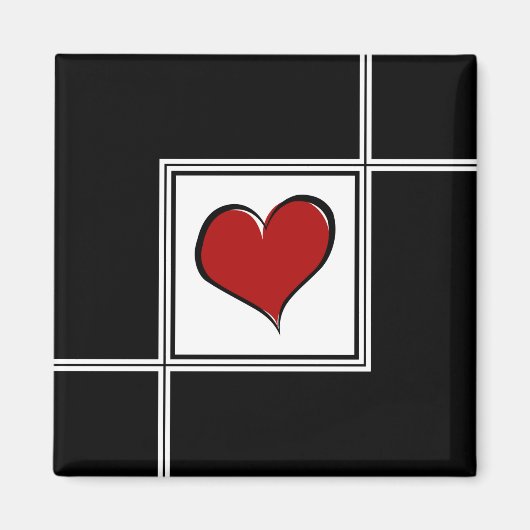 Liebe Design Magnet (Vorne)