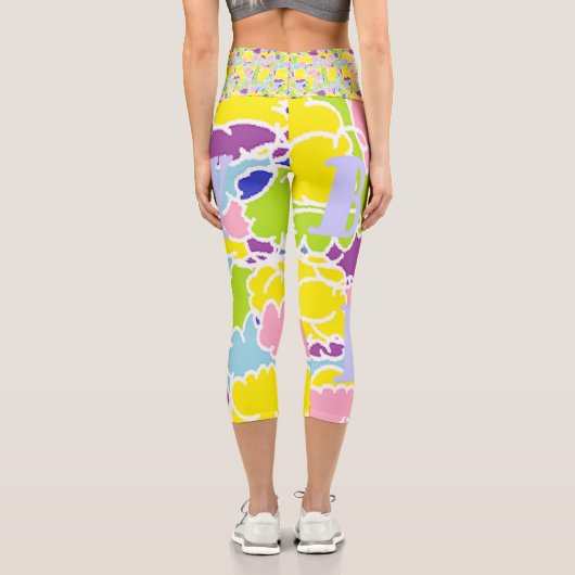 Liebe-DESIGN-OSTFARBE Capri Leggings (Rückseite)