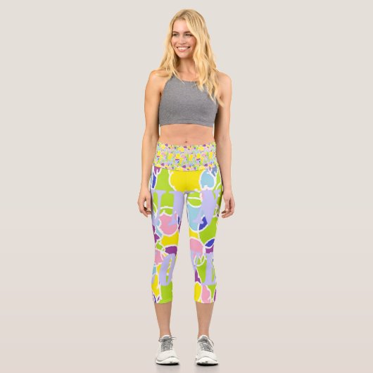 Liebe-DESIGN-OSTFARBE Capri Leggings (Vorderseite)