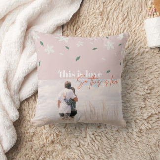 'Liebe' Design - Perfektes Geschenk für Paare Kissen