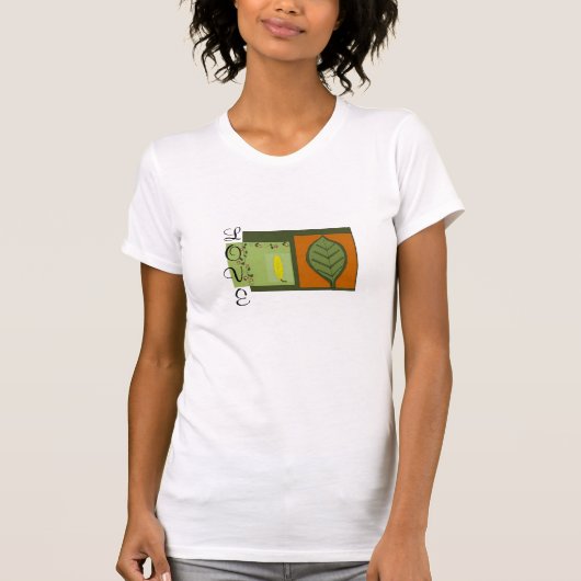 Liebe Design T - Shirt (Vorderseite)