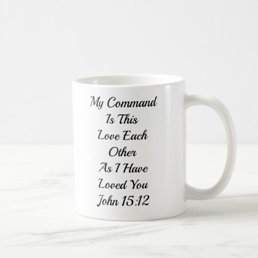 LIEBE (DESIGNIERE DEINEN EIGENEN BECHER) KAFFEETASSE (Rechts)
