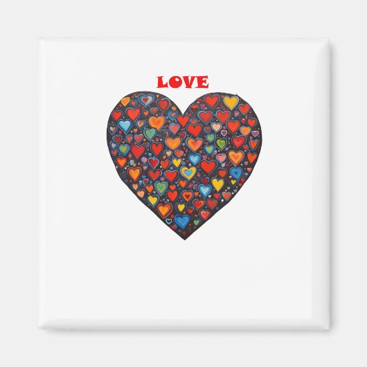 Liebe - Deutsch Magnet (Vorne)