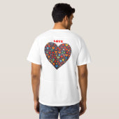 Liebe - Deutsch T-Shirt (Schwarz voll)