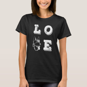 Liebe Deutscher Schäferhund Liebe Hunde Hund T-Shirt