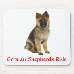 Liebe Deutscher Schäferhund Welpe Hund Computer Ma Mousepad