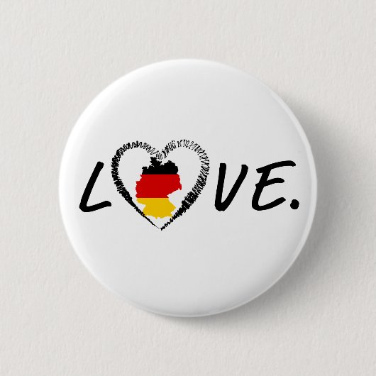 Liebe Deutschland Button (Vorderseite)