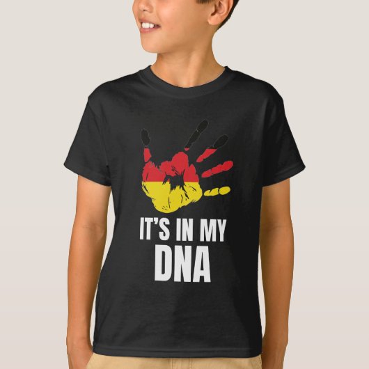 Liebe Deutschland Deutscher Stolz in meiner DNA-de T-Shirt (Vorderseite)