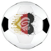 Liebe Deutschland Flagge Fußball (Gedreht)