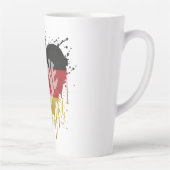 Liebe Deutschland Flagge Milchtasse (Rechts)