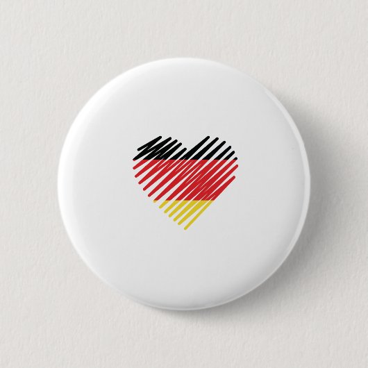 Liebe Deutschland - Stolz Button (Vorderseite)