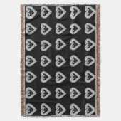Liebe Diamond Heart Throw Blanket Decke (Vorderseite Vertikal)