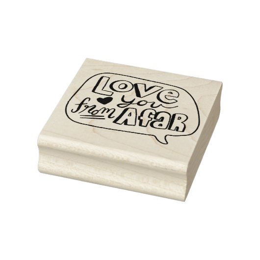 Liebe dich aus der Ferne Gummistempel (Stempel)