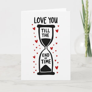 Liebe dich bis ans Ende der Zeit Karte