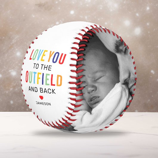Liebe dich bis zum Außenfeld Baseball