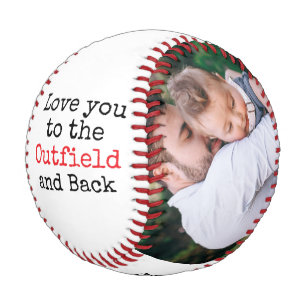 Liebe dich bis zum Außenfeld und zurück Foto Baseball