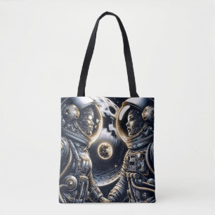 Liebe dich bis zum Mond und zurück Astronauten Tasche