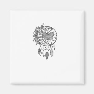 Liebe dich bis zum Mond und zurück Himmels Traumku Magnet