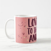 Liebe dich bis zum Mond und zurück Tasse | Romanti (Links)