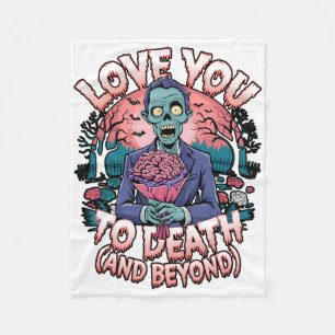 Liebe dich bis zum Tod Zombie-Horror-Romanze Valen Fleecedecke