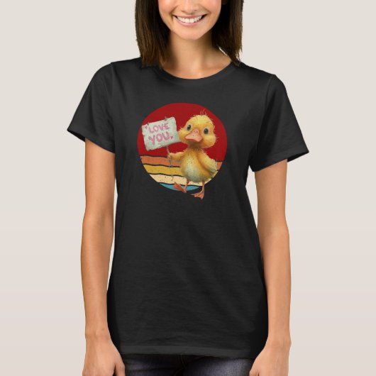 Liebe dich Ducky T-Shirt (Vorderseite)