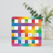 Liebe dich einladung (Stehend Vorderseite)