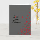 Liebe dich für immer herzliche Karte (Gelbe Blume)