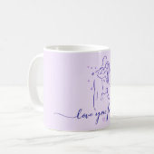 Liebe Dich Für Immer Tasse – Romantisches Valentin (Vorderseite Links)