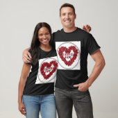 Liebe dich Herz Grafik T-Shirt (Unisex)