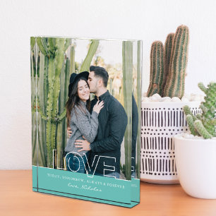 Liebe dich immer und ewig   Paarfoto Fotoblock