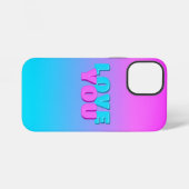 liebe dich iPhone hülle (Rückseite (Horizontal))