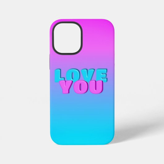 liebe dich iPhone hülle (Rückseite)