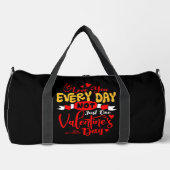 Liebe dich jeden Tag immer Duffle Bag (Vorderseite)