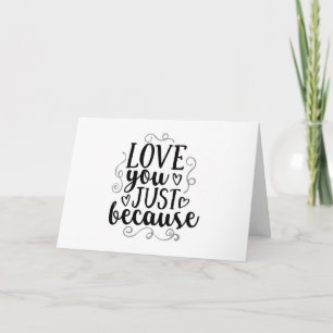 LIEBE DICH JETZT, LIEBE DICH IMMER - LIEBESKARTE KARTE