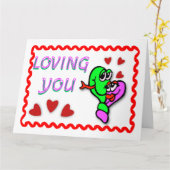 Liebe dich karte (Gelbe Blume)