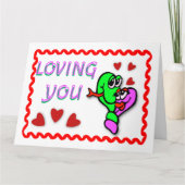 Liebe dich karte (Vorderseite)