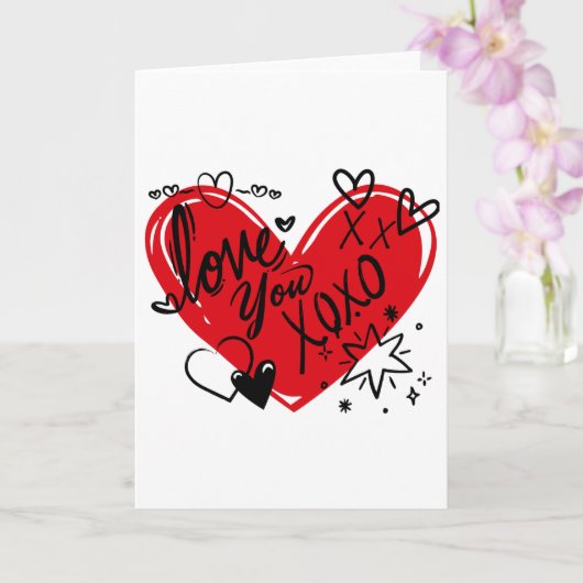 Liebe dich karte (Orchidee)