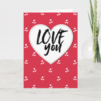 Liebe dich karte