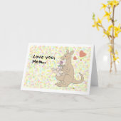 Liebe dich, Mama... Karte (Gelbe Blume)