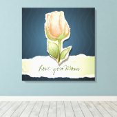Liebe dich Mama, Leinwand (Insitu (Holzboden))