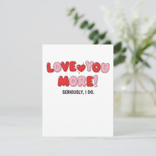 Liebe dich mehr (ernsthaft, ich tu es) mitteilungskarte