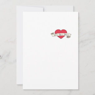 Liebe dich mehr Herz Vintage-Vibe-Design  Feiertagskarte