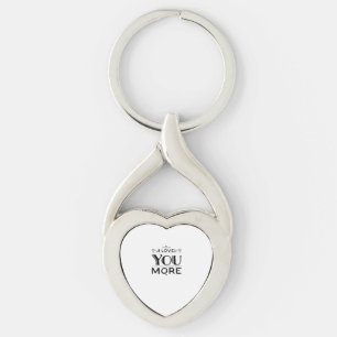 Liebe dich mehr künstlerischer Designstil  Schlüsselanhänger