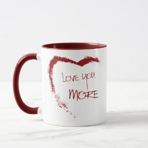 Liebe dich mehr tasse