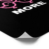 Liebe dich mehr Zeitloser Klassiker Poster (Ecke)