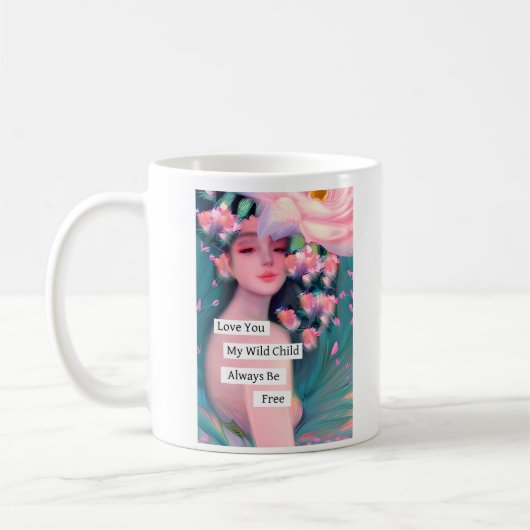 Liebe dich, mein wildes Kind Kaffeetasse (Links)